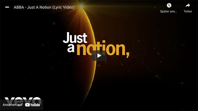 ABBA – Just A Notion (Lyric Video)